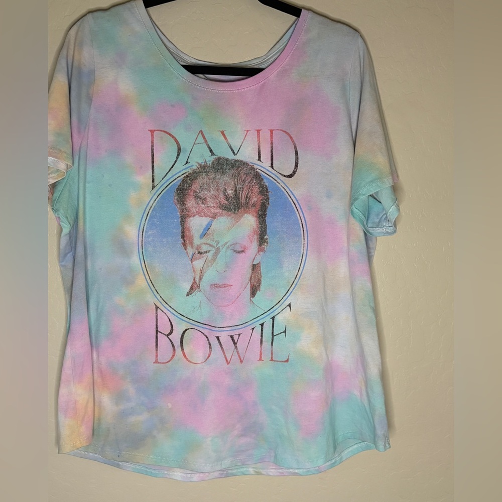 David Bowie Tie-Dye Women’s T-shirt